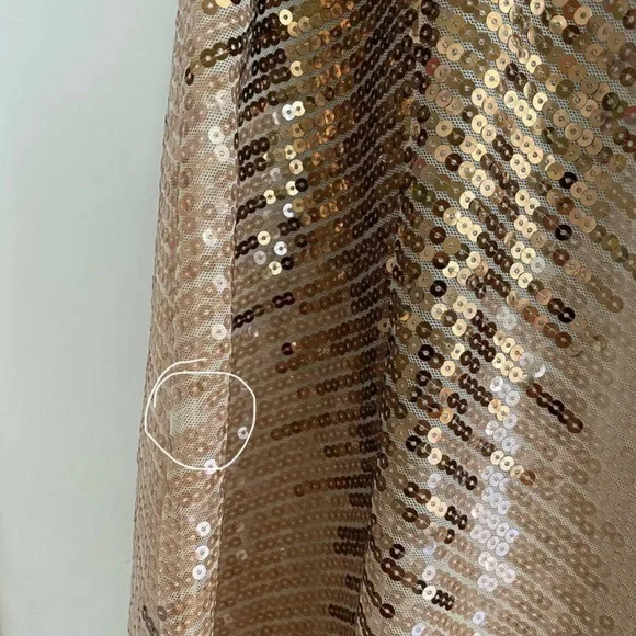 NWOT Calypso St. Barth Gold Ombre Sequin Maxi Skirt Size XS